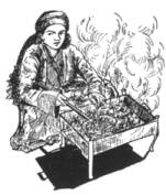 Приготовление кофе, гравюра